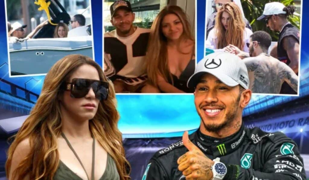Lewis Hamilton and Shakira