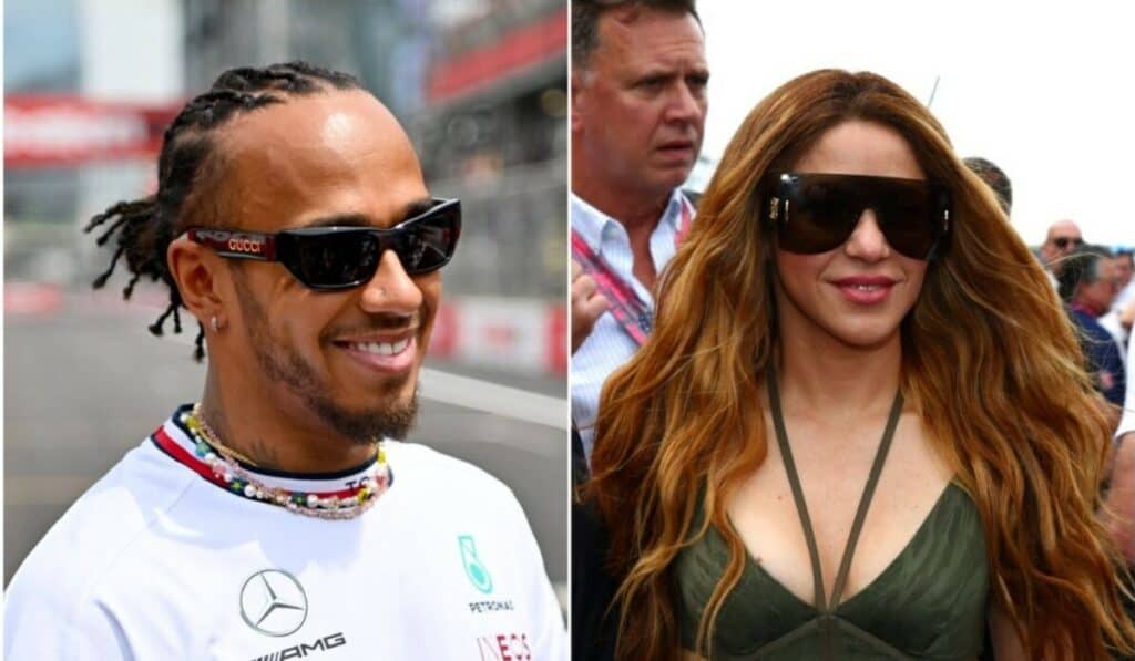 Lewis Hamilton and Shakira